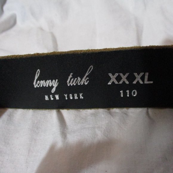 LENNY TURK NEW YORK Leather DRAGON Belt XL 110 Renaissance Faire main image 4